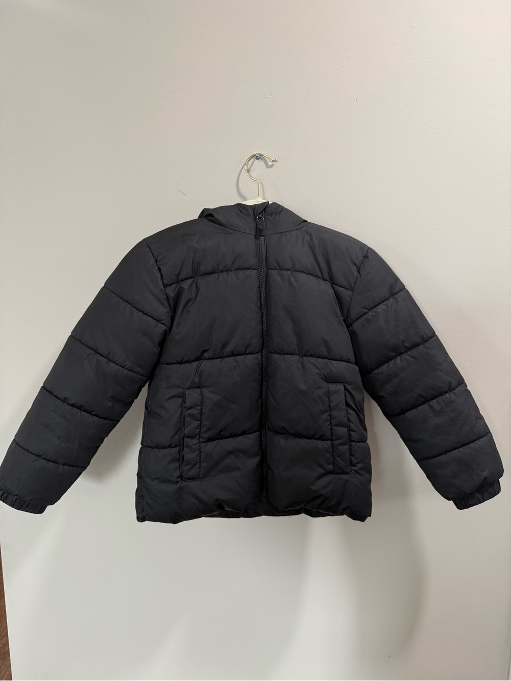 Swiss Tech Kids Black Puffer Jacket with Hood